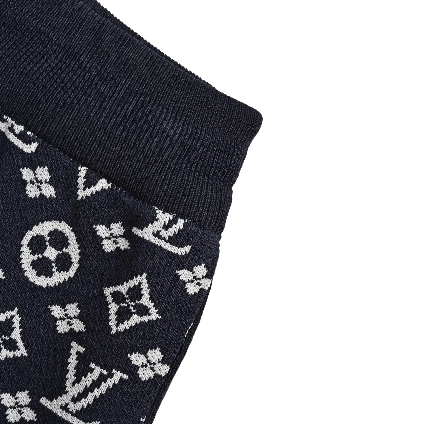 Louis Vuitton/Louis Vuitton full-frame old flower jacquard knitted shorts